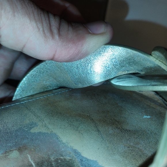 YSL tribute sandals Flats Metallic Size 39 Fair - Picture 3 of 16